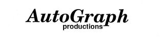 AUTOGRAPH PRODUCTIONS logo