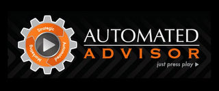 AUTOMATED ADVISOR STRATEGIC AUTOMATED MARKETING JUST PRESS PLAY logo
