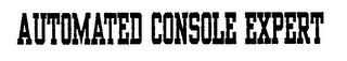 AUTOMATED CONSOLE EXPERT logo