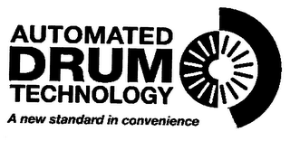 AUTOMATED DRUM TECHNOLOGY A NEW STANDARD IN CONVENIENCE