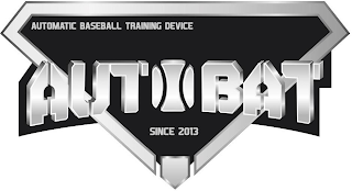 AUTOMATIC BASEBALL TRAINING DEVICE AUTOBAT SINCE 2013 logo