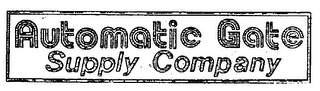 AUTOMATIC GATE SUPPLY COMPANY logo