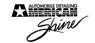 AUTOMOBILE DETAILING AMERICAN SHINE logo