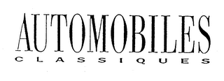 AUTOMOBILES CLASSIQUES logo