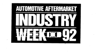 AUTOMOTIVE AFTERMARKET INDUSTRY WEEK 92 logo