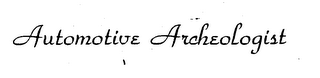AUTOMOTIVE ARCHEOLOGIST logo