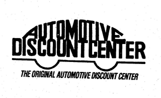 AUTOMOTIVE DISCOUNT CENTER THE ORIGINAL AUTOMOTIVE DISCOUNT CENTER logo