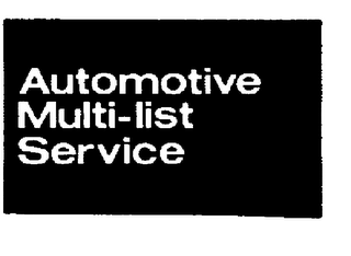AUTOMOTIVE MULTI-LIST SERVICE logo