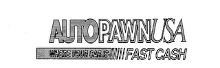 AUTOPAWNUSA WHERE YOUR CAR IS FAST CASH logo