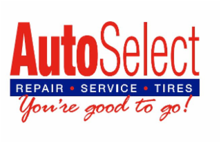 AUTOSELECT REPAIR SERVICE TIRES YOU'RE GOOD TO GO! logo