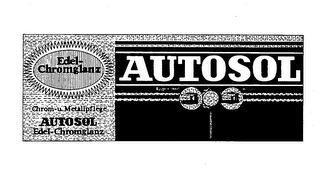 AUTOSOL AUSGEZEICHNET MIT GOLD EDEL-CHROMGLANZ CHROM-U. METALLPFLEGE AUTOSOL EDEL-CHROMGLANZ logo