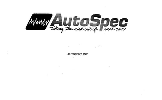 AUTOSPEC...TAKING THE RISK OUT OF USED CARS logo