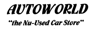 AUTOWORLD "THE NU-USED CAR STORE" logo