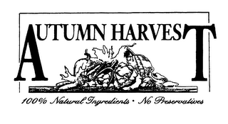 AUTUMN HARVEST 100% NATURAL INGREDIENTS NO PRESERVATIVES logo