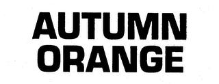 AUTUMN ORANGE logo