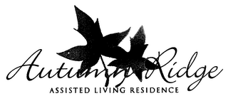AUTUMN RIDGE ASSISTED LIVING RESIDENCE logo