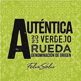 AUTÉNTICA 2023 VERDEJO RUEDA DENOMINACIÓN DE ORIGEN FELIX SOLIS