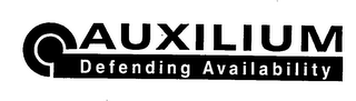 AUXILIUM DEFENDING AVAILABILITY logo