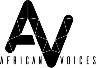 AV AFRICAN VOICES logo