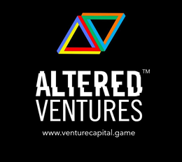 AV ALTERED VENTURES WWW.VENTURECAPITAL.GAME logo