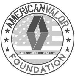 AV AMERICAN VALOR FOUNDATION SUPPORTINGOUR HEROES logo