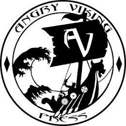 AV ANGRY VIKING PRESS logo