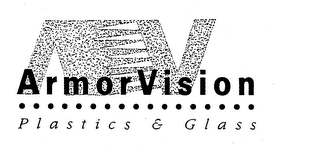 AV ARMORVISION PLASTICS & GLASS logo