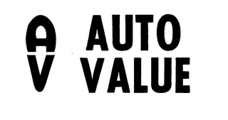 AV AUTO VALUE logo