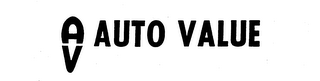 AV AUTO VALUE logo