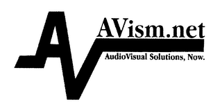 AV AVISM.NET AUDIOVISUAL SOLUTIONS, NOW. logo