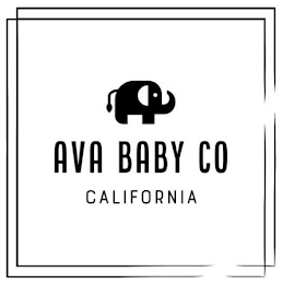 AVA BABY CO CALIFORNIA logo