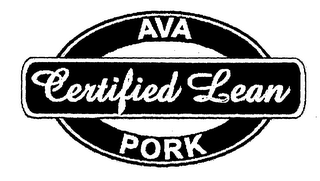 AVA CERTIFIED LEAN PORK logo