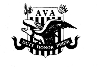 AVA DUTY HONOR PRIDE logo