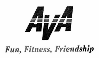 AVA FUN, FITNESS, FRIENDSHIP logo