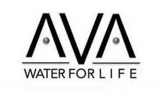 AVA WATER FOR LIFE logo
