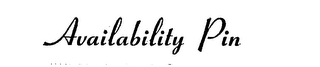 AVAILABILITY PIN logo