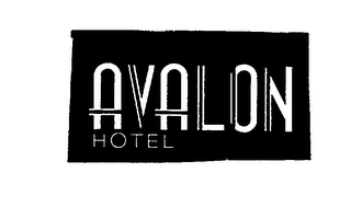 AVALON HOTEL logo
