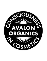 AVALON ORGANICS CONSCIOUSNESS IN COSMETICS logo
