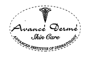 AVANCE DERME SKIN CARE ADVANCED INSTITUTE OF DERMATOLOGY logo