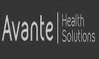 AVANTE HEALTH SOLUTIONS logo