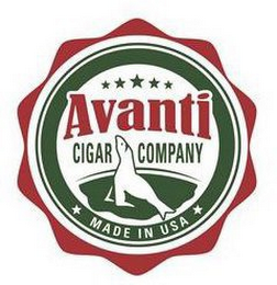 AVANTI CIGAR COMPANY MADE IN USA logo