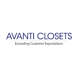 AVANTI CLOSETS EXCEEDING CUSTOMER EXPECTATIONS logo