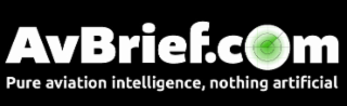 AVBRIEF.COM  PURE AVIATION INTELLIGENCE, NOTHING ARTIFICIAL logo