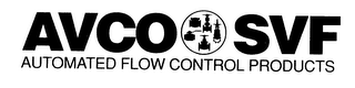 AVCO SVF AUTOMATED FLOW CONTROL PRODUCTS logo