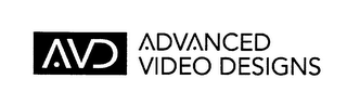 AVD ADVANCED VIDEO DESIGNS logo