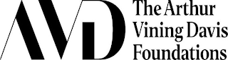 AVD THE ARTHUR VINING DAVIS FOUNDATIONS logo