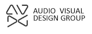 AVDG AUDIO VISUAL DESIGN GROUP logo