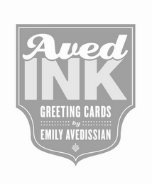AVED INK GREETING CARDS BY EMILY AVEDISSIAN logo