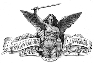 AVENGING ANGEL DETECTIVE AGENCY FOUNDED 1902 logo