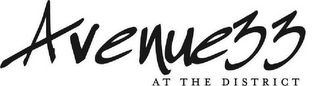 AVENUE33 AT THE DISTRICT logo